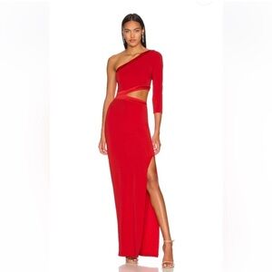 Alice + Olivia Bright Poppy Gown NWT